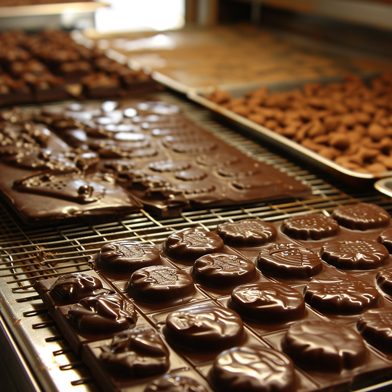 Molding and Cooling Chocolate