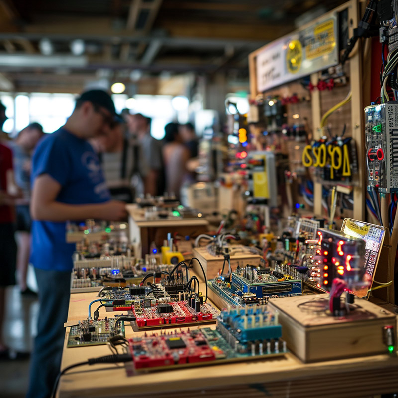 Maker Faire Exhibition of Electronic Kits