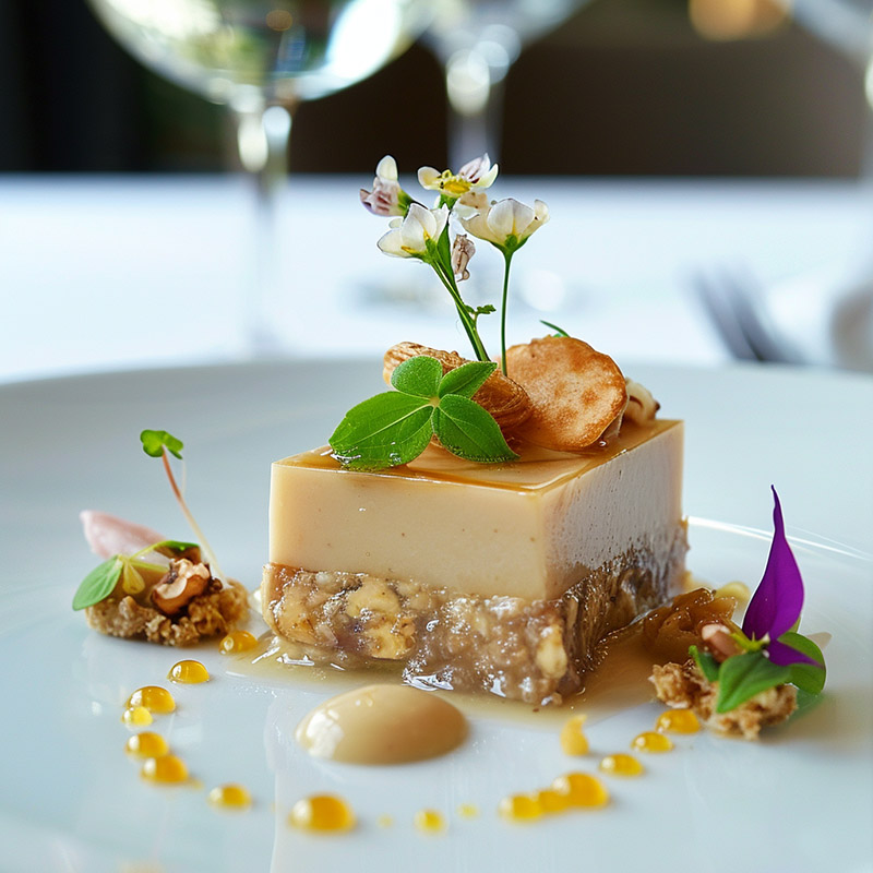 Foie Gras Parfait as Part of a Tasting Menu