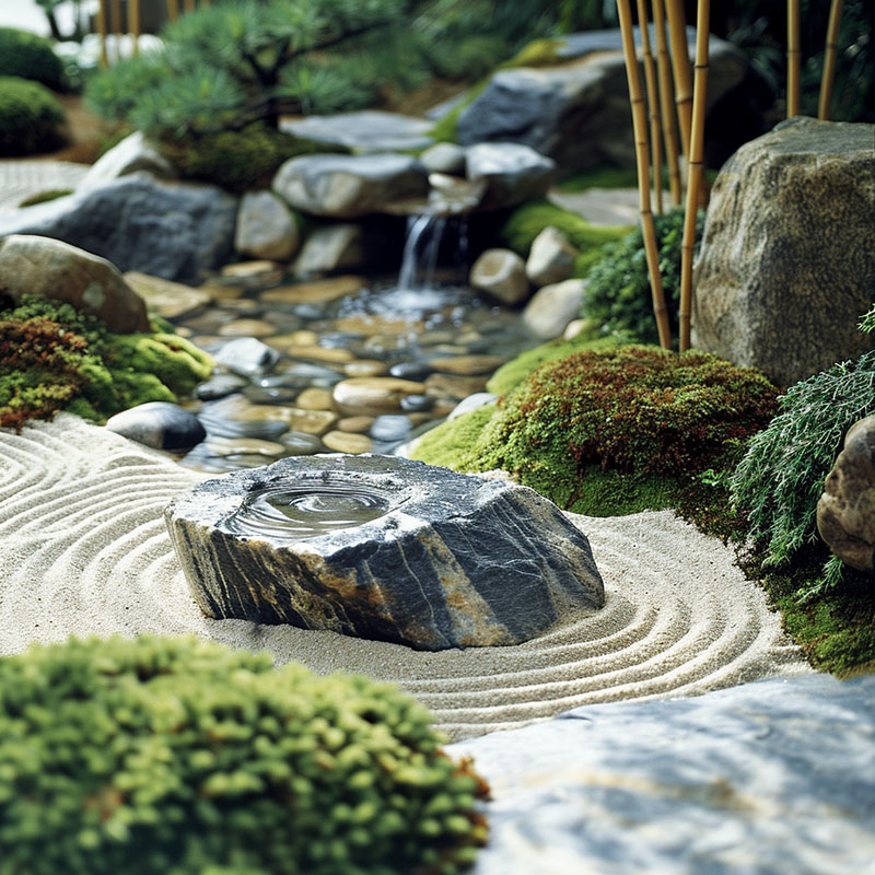 Decorative Rock and Zen Garden