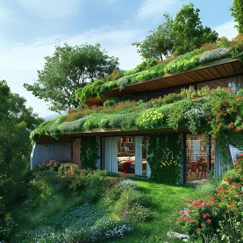 Green Roof on a Residential Home
