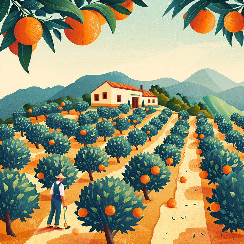 Oranges and Sustainable Farming