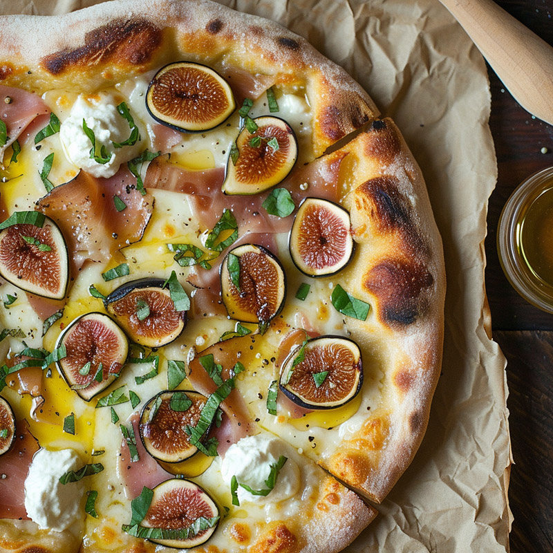 Fig and Honey Pizza