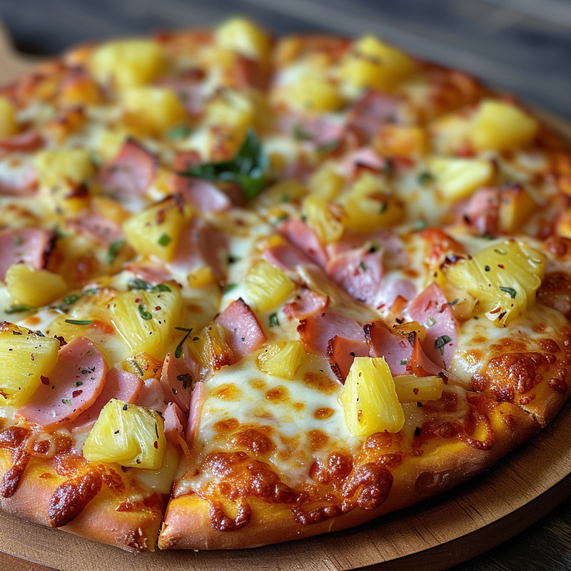 Pineapple Pizza (Hawaiian)