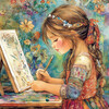 Boho Belle at the Easel 0