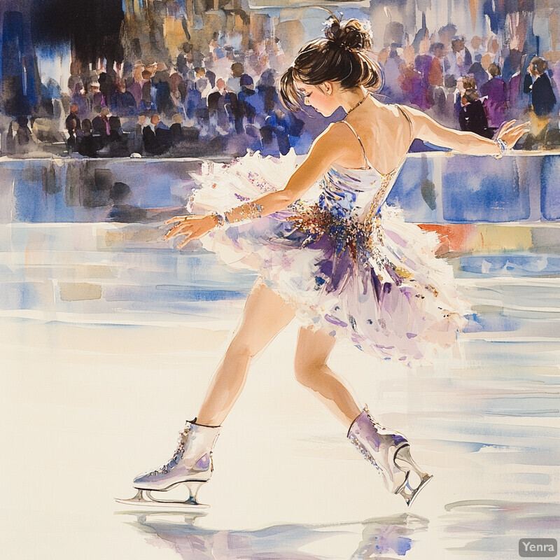 Figure Skater in Motion