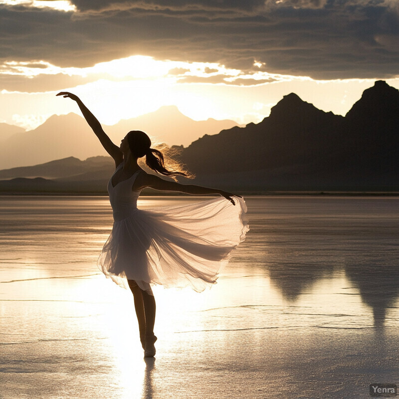 A serene moment captured on a lake's edge, surrounded by nature's beauty.