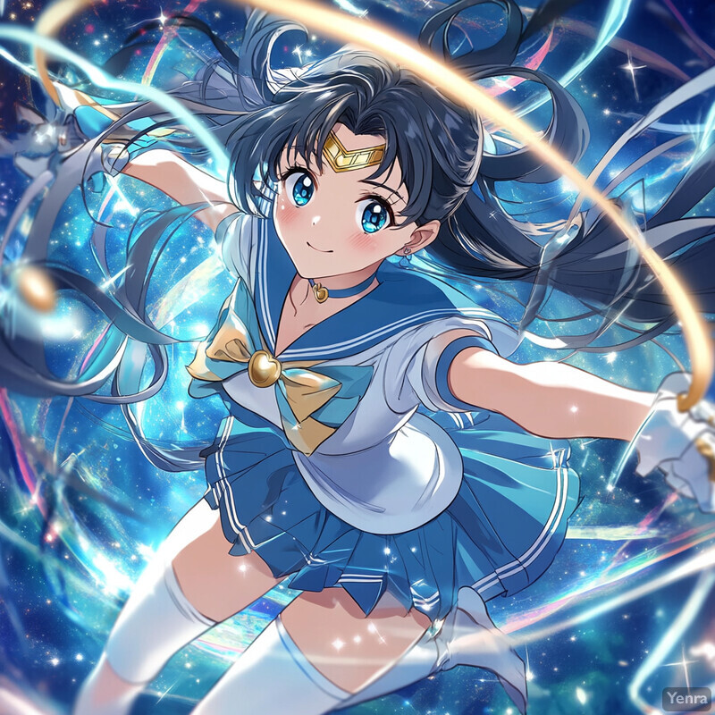 Sailor Mercury anime-style illustration