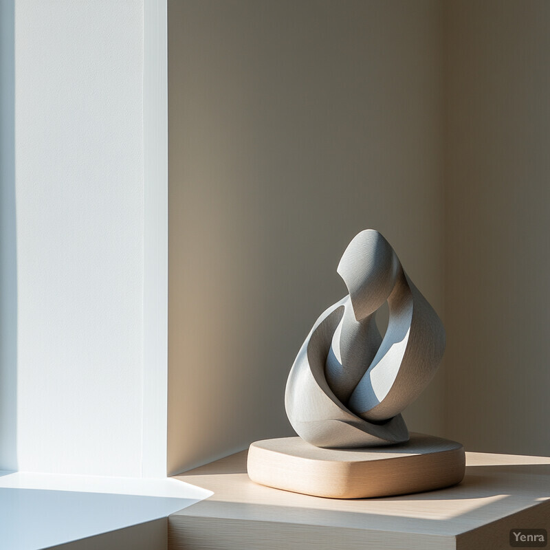 Elegant sculpture in natural light