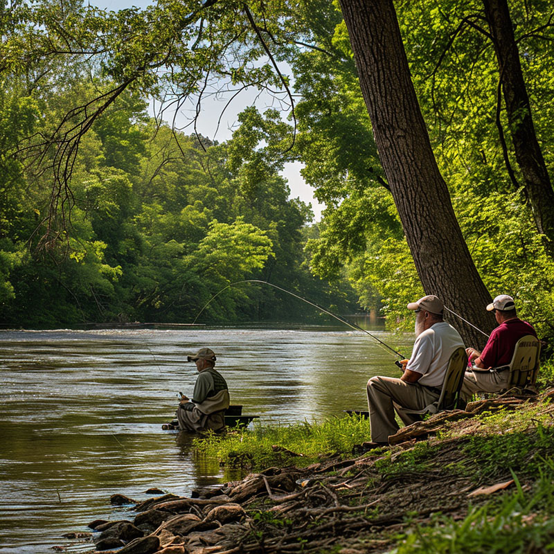 Fishing on the Roanoke River