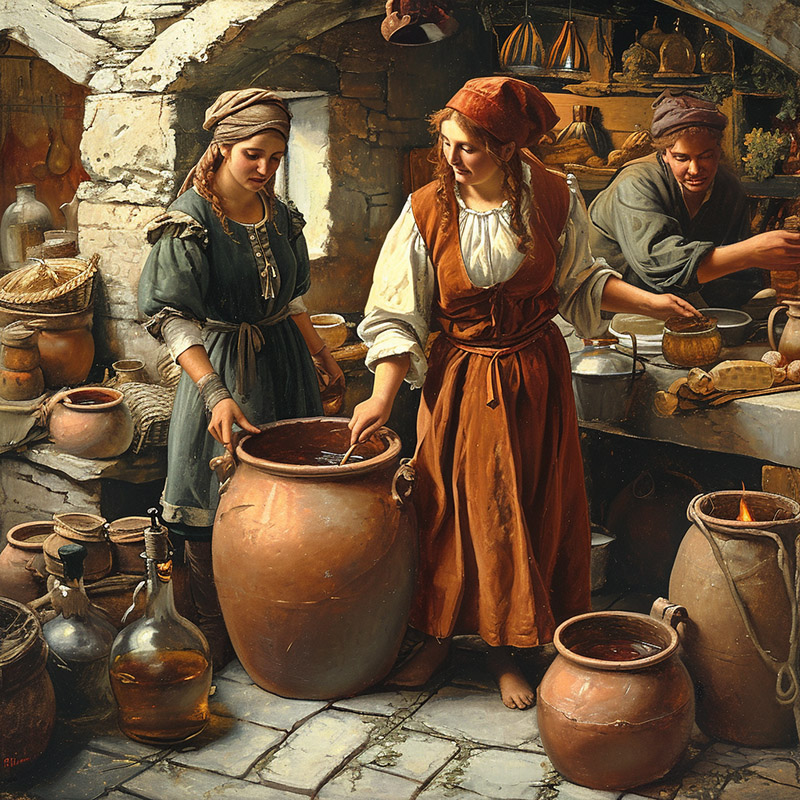 Historical Vinegar Making