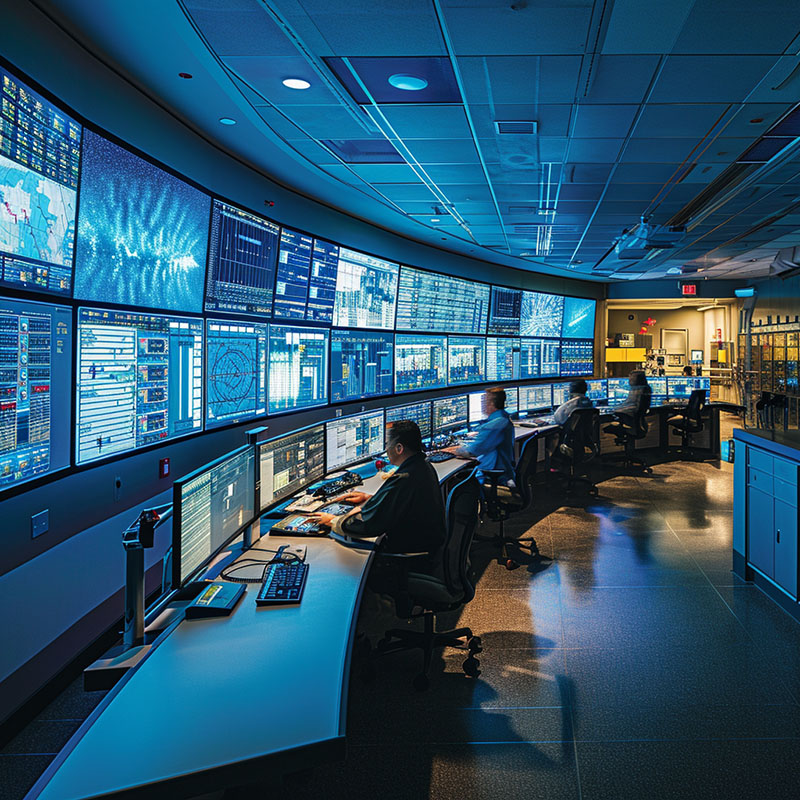 Smart Wastewater Management Control Room