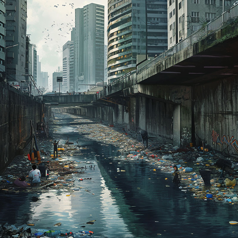 Urban River Pollution