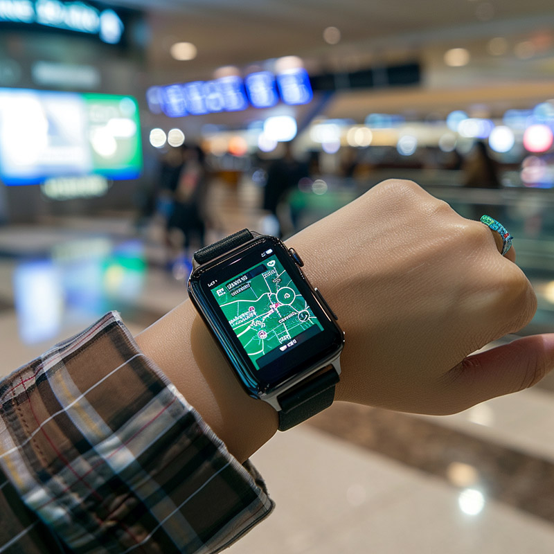 Smartwatch with Travel Apps