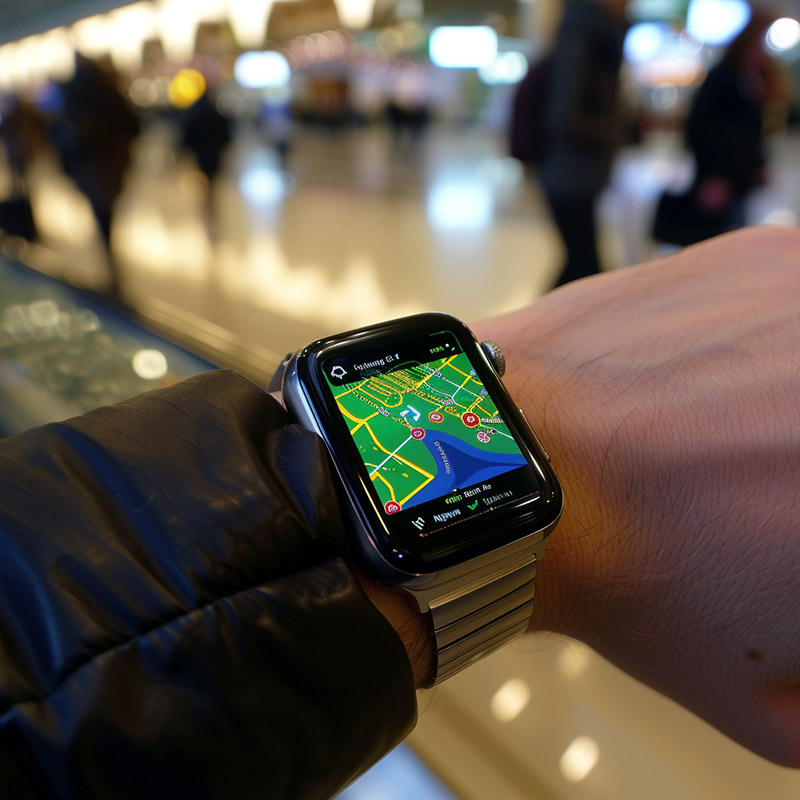 Smartwatch with Travel Apps