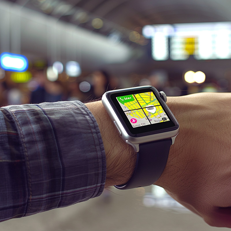 Smartwatch with Travel Apps