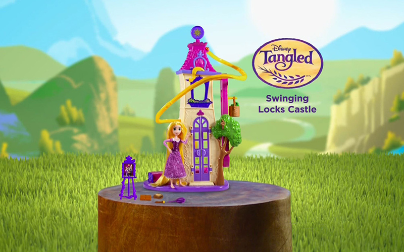 Disney Tangled Swinging Locks Castle