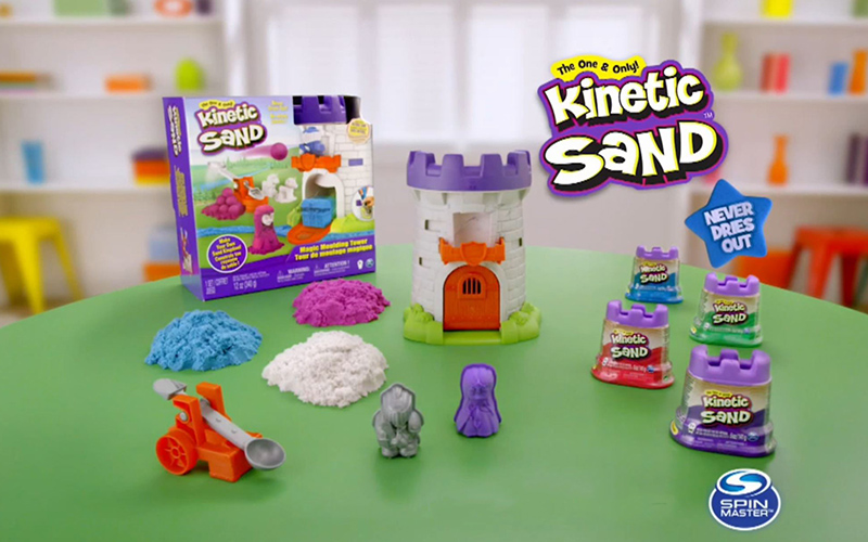 kinetic sand magic molding tower