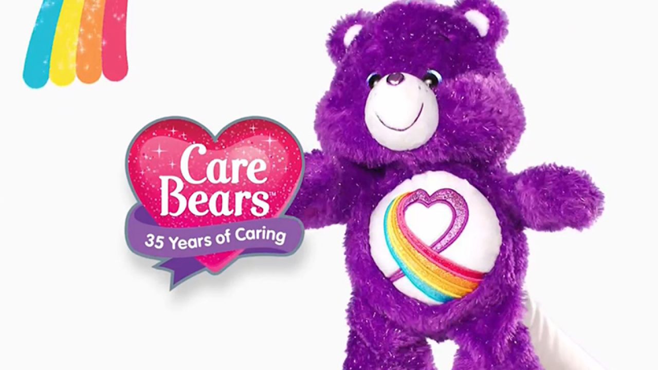 rainbow heart care bear