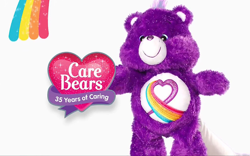 Rainbow Heart Care Bear