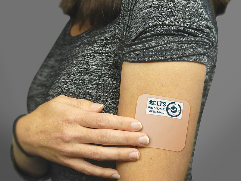 Smart Patch Transdermal Therapeutic System Displays Directions, Performance
