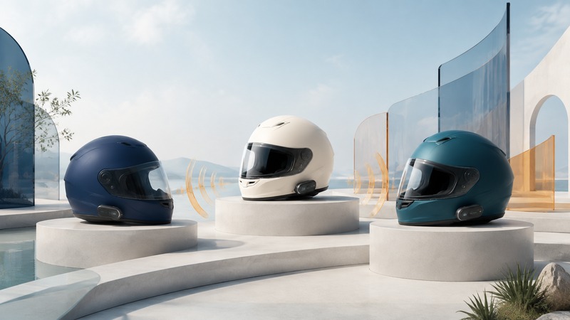 Conceptual illustration of a motorcycle group communication plan.