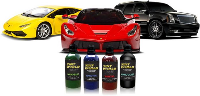 Tint World Super Glossy Nano Ceramic Coating: Durable, Scratch-Resistant, Water Resistant