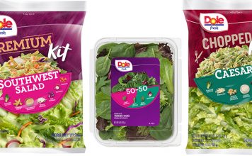 New Dole Salad Packaging Better Indicates Contents, Ingredients and Nutritional Benefits