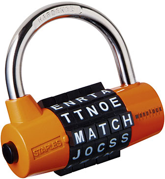 word padlock