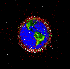 Space Debris Map - NASA